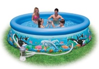 Intex 54905EG 12-Foot by 30-Inch Ocean Reef Easy Set Pool Set