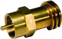 Texsport Brass Cylinder Adapter (Brass)