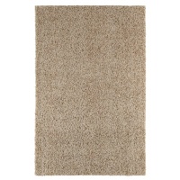 Townhouse Rugs Trendy 5-Feet  by 8-Feet  Shag Rug, Buckskin/Beige