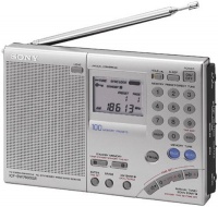 Sony ICF-SW7600GR AM/FM Shortwave World Band Receiver with Single Side Band Reception, plus External Plug-in Antenna