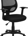 Flash Furniture Mid-Back Black Mesh Computer Chair