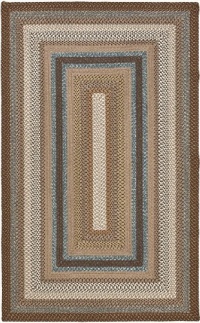 Safavieh Braided Collection BRD313A Multicolor Braided Area Rug, 6 Feet by 9 Feet (6 Feet x 9 Feet)