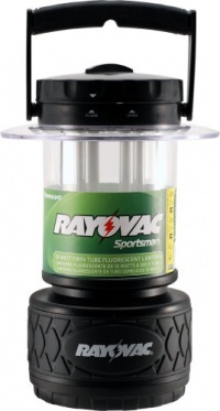 Rayovac SP8DA Black Sportsman 8D Area Lantern with Twin Fluorescent Bulbs