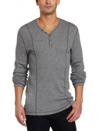 Marc Ecko Cut & Sew Men's Rib Henley Shirt