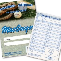 Glovers Baseball/Softball Line-Up Card Booklet