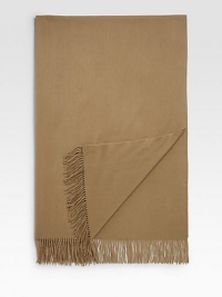 A soft and luxurious throw in the world's softest cashmere. Fringed edges50 X 70CashmereDry cleanImported