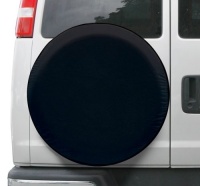 Classic Accessories 75387 Black Universal Fit Spare Tire Cover, Fits wheel diameter 30 - 33