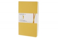 Moleskine Volant Large Plain Notebook - Golden Yellow (5 x 8.25) (Set of 2) (Volant Notebooks)