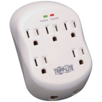 TRIPP LITE SK5TEL-0 Surge Protector Wallmount Direct Plug in 5 Outlet RJ11 1080 Joule