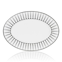 Mikasa Cheers Dots 16-Inch Oval Platter