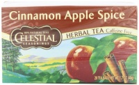 Celestial Seasonings Herb Tea, Cinnamon Apple Spice, 20-Count Tea Bags (Pack of 6)