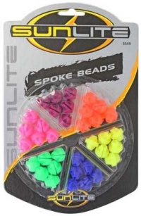 Sunlite Bicycle Spoke Beads, Set of 36