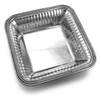 Wilton Armetale Flutes & Pearls Serving Bowl, Square, 12-Inch