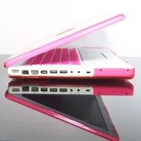 TopCase PINK Crystal See Thru Hard Case Cover for Macbook 13 13.3 (1st Generation/A1181) with FREE Mouse Pad