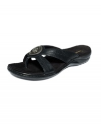 All straps lead a pretty metal medallion. Bare Traps' Kelly flat sandals are cute and comfy with a hint of hardware.