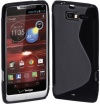 Cimo S-Line Back Case Flexible TPU Cover for Motorola DROID RAZR M (XT907, 4G LTE, Verizon) - Black