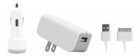 Griffin PowerDuo Home/Car Charger for iPod and iPhone (White)