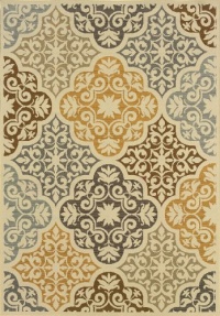 Granville Rugs Fiji Indoor/Outdoor Area Rug, Multi, 5' 3 x 7 '6