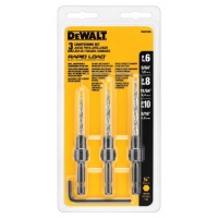 DEWALT DW2535 3 Piece #6, #8, and #10 Countersink Assortment