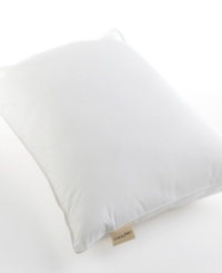 Featuring a 100% certified organic cotton cover and an all-natural Ingeo fill, this Calvin Klein pillow brings comfort and luxury  to your bed, naturally. Created with materials good for you and the environment, this pillow provides hypoallergenic ease for all sleep styles. Cotton cover features a 230 thread count.