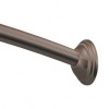 Moen DN2155OWB Inspirations Curved Shower Rod, Old World Bronze