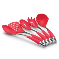 Circulon Tools 5-Piece Nylon Tool Set, Red