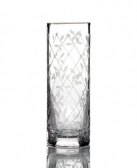 Martha Stewart Collection 7.1 Petal Trellis cylinder Bud Vase