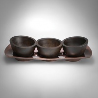 Nambe Heritage Trio Condiment Server