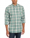 Nautica Men's Poplin Plaid Shirt