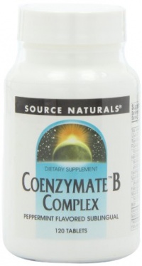 Source Naturals Coenzymate B Complex Peppermint, 120 Tablets