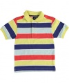 Nautica Sportswear Kids Boys 2-7 Bold Striped Polo