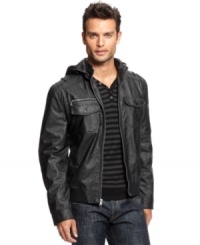 Adding this bomber jacket from INC International Concepts to your fall look will complement any denim at t-shirt look.