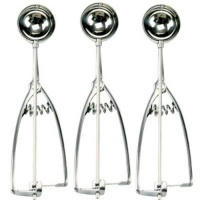 Norpro 3 Piece Stainless Steel Cookie Scoop Set