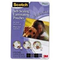 3M Laminating Pouches (4 X 6) 5 Per Package