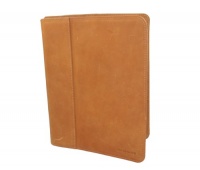 Vegetable-tanned Belting Leather iPad Case (saddle) for iPad 2, 3 & 4