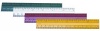 Charles Leonard Inc. 6 Plastic Ruler, Assorted Colors, 36 Count (9 Each Green/Red/Yellow/White) (80640)