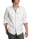 Modern Culture Men's Graphic Woven Button Down Shirt