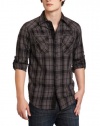 Modern Culture Men's Long Sleeve Woven Plaid Shirt