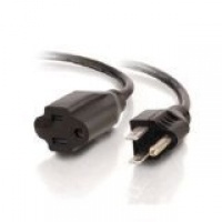 C2G / Cables to Go 53410 25 feet Outlet Saver 18 AWG Power Extension Cord  Black