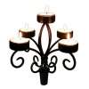 True Fabrications Wine Bottle Candelabra