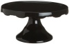 Rosanna Rococo Noir Black Medium 10-1/2-Inch Cake Pedestal, Gift-boxed