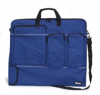 Darice 24-Inch by 28-Inch by 1-1/2-Inch Nylon Portfolio, Navy Blue