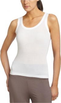 Calvin Klein Women's Modal Layer Tank, White, Medium