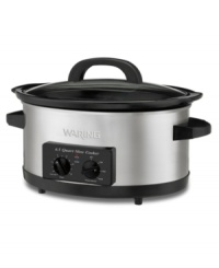 Catch up with life. Welcome home-cooked meals onto your everyday menu without spending more time in the kitchen. Add ingredients to the ceramic crock, pick the setting and the time and come home to something spectacular. 1-year limited warranty. Model WSC650.