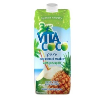 Vita Coco Coconut Water with Pineapple, 17-Ounce Boxes (Pack of 12)