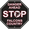 Atlanta Falcons Stop Sign