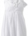 Bloome Girls 7-16 Plus Size Woven Sundress, White, 12.5