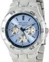 Nautica Men's N10075 Metal Round Multifunction Watch