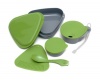 Light My Fire 6-Piece BPA-Free Outdoor Meal Kit with Plate, Bowl, Cup, Cutting Board, Container and Spork