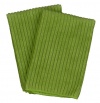 Microfiber Dish Cloths, Pearl Weave, 2-pack, Lime Green